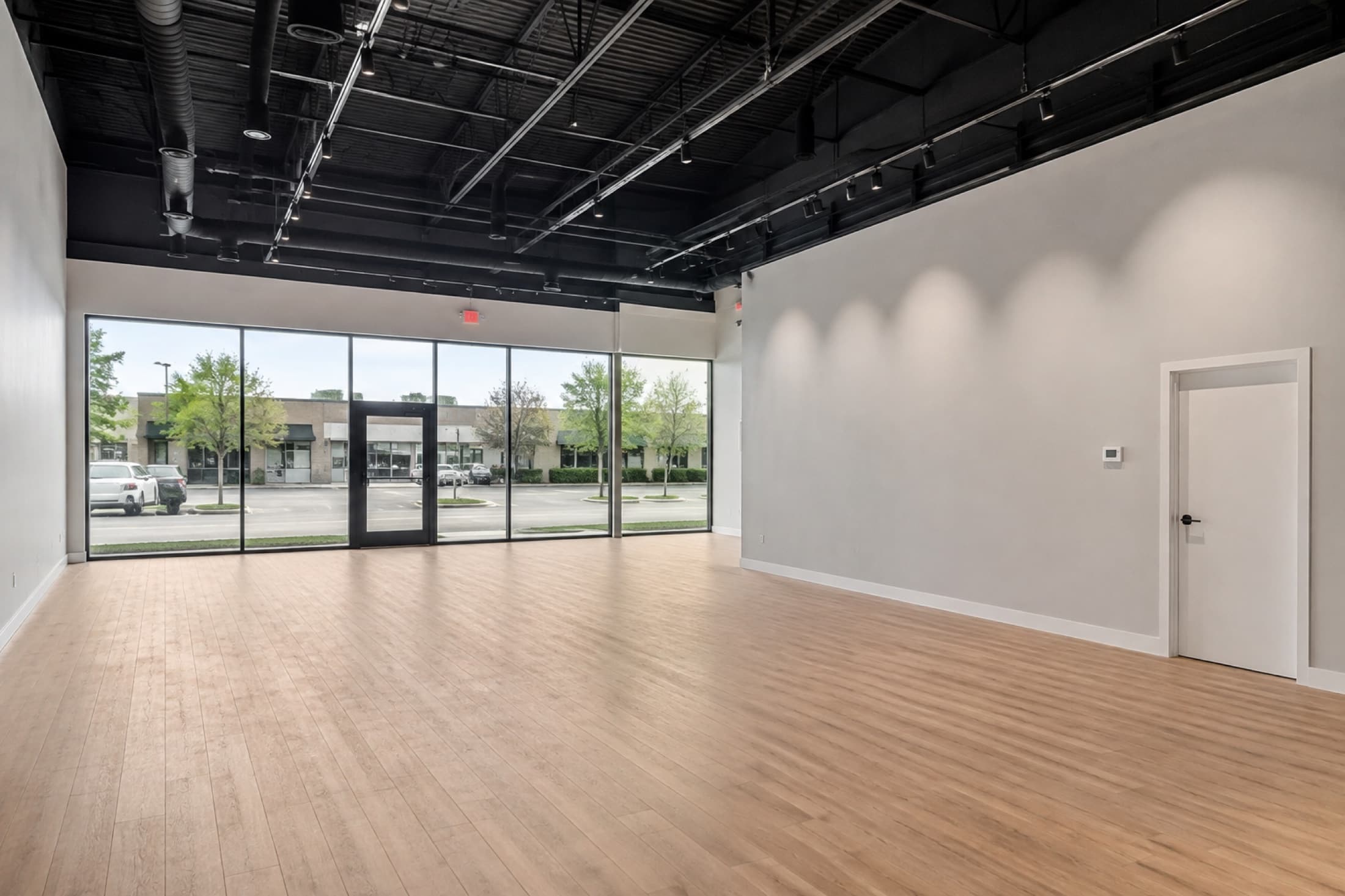 Empty commercial retail unit ready for tenant improvement work